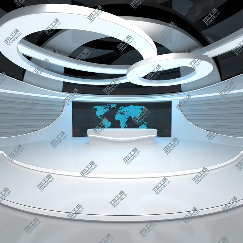 images/goods_img/2021040235/Sci-Fi Futuristic News Studio 3D model/1.jpg